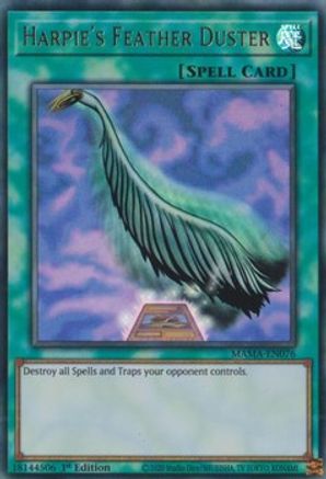 Harpie's Feather Duster [MAMA-EN076] Ultra Rare - Trinity Hobby