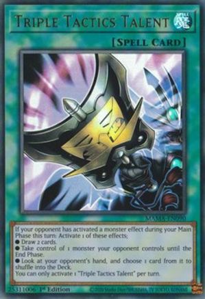 Triple Tactics Talent [MAMA-EN090] Ultra Rare - Trinity Hobby