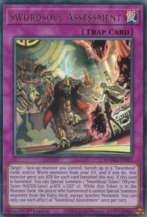 Swordsoul Assessment [MAMA-EN043] Ultra Rare - Trinity Hobby