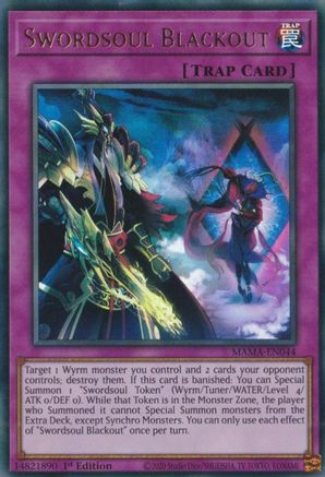 Swordsoul Blackout [MAMA-EN044] Ultra Rare - Trinity Hobby
