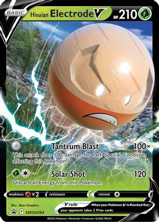 Hisuian Electrode V (SWSH294) [Sword & Shield: Black Star Promos] - Trinity Hobby