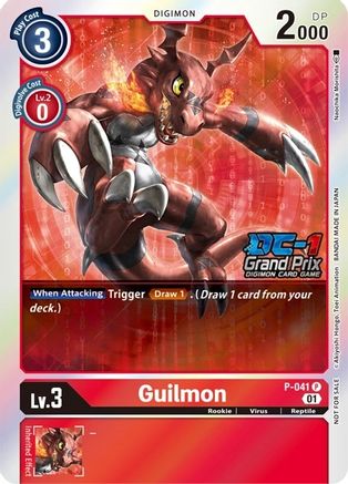 Guilmon [P-041] (Grand Prix 2022) [Promotional Cards] - Trinity Hobby