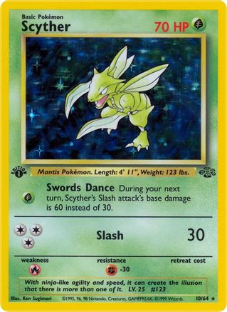 Scyther (10/64) [Jungle Unlimited] - Trinity Hobby