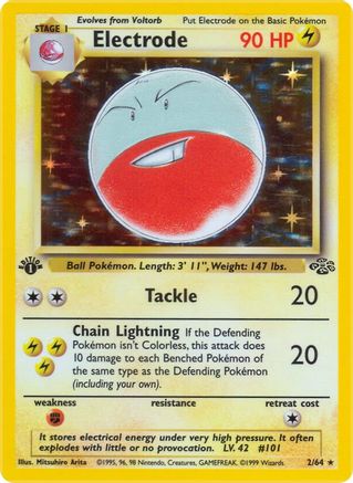 Electrode (2/64) [Jungle 1st Edition] - Trinity Hobby