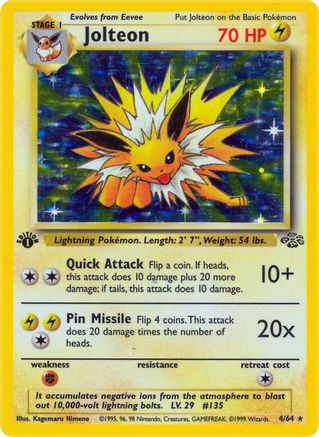 Jolteon (4/64) [Jungle Unlimited] - Trinity Hobby