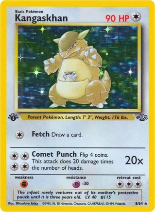 Kangaskhan (5/64) [Jungle 1st Edition] - Trinity Hobby
