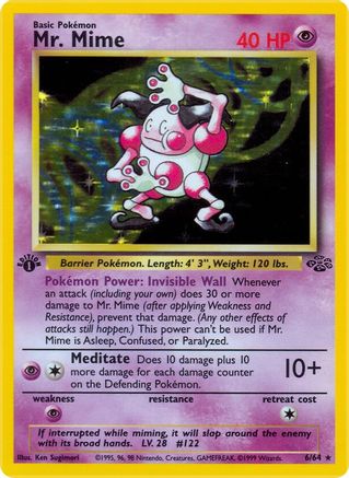 Mr. Mime (6/64) [Jungle 1st Edition] - Trinity Hobby