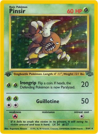 Pinsir (9/64) [Jungle 1st Edition] - Trinity Hobby