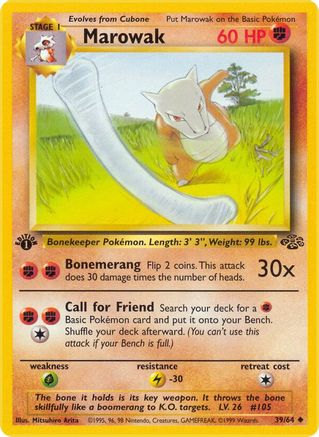 Marowak (39/64) [Jungle Unlimited] - Trinity Hobby