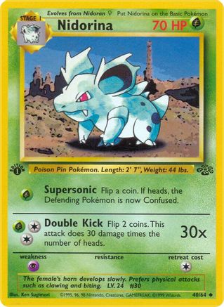 Nidorina (40/64) [Jungle Unlimited] - Trinity Hobby