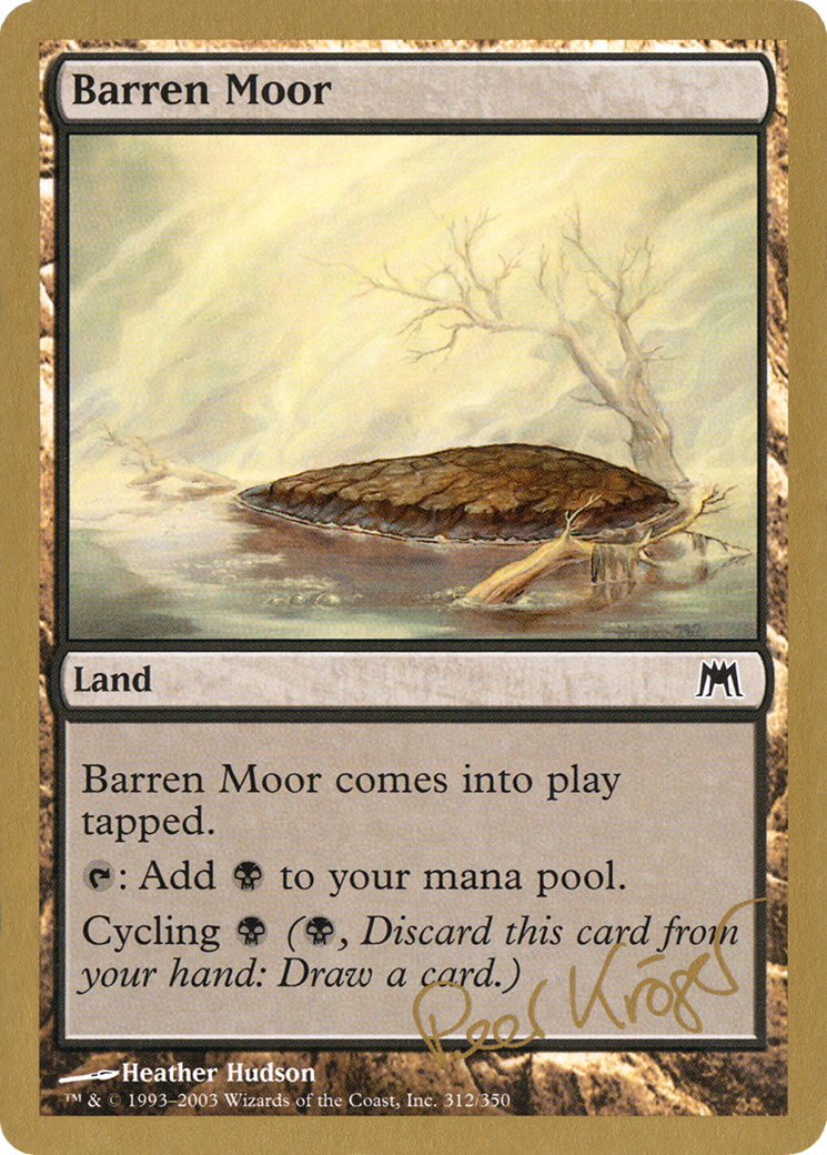 Barren Moor (Peer Kroger) [World Championship Decks 2003] - Trinity Hobby