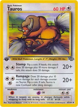Tauros (47/64) [Jungle Unlimited] - Trinity Hobby