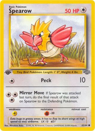 Spearow (62/64) [Jungle Unlimited] - Trinity Hobby