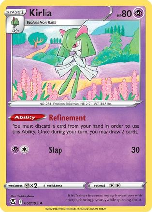 Kirlia (068/195) [Sword & Shield: Silver Tempest] - Trinity Hobby