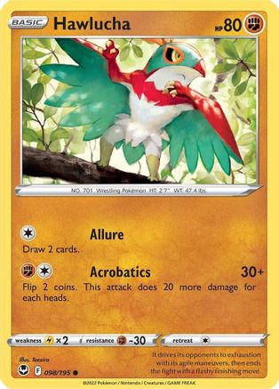 Hawlucha (098/195) [Sword & Shield: Silver Tempest] - Trinity Hobby