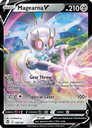 Magearna V (128/195) [Sword & Shield: Silver Tempest] - Trinity Hobby