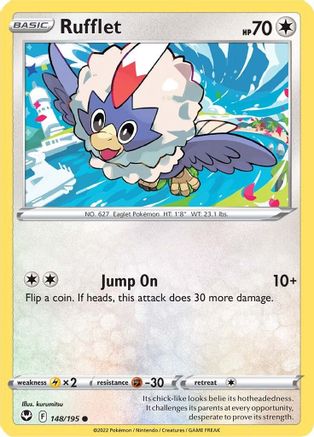Rufflet (148/195) [Sword & Shield: Silver Tempest] - Trinity Hobby