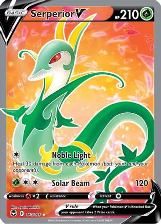 Serperior V (170/195) [Sword & Shield: Silver Tempest] - Trinity Hobby