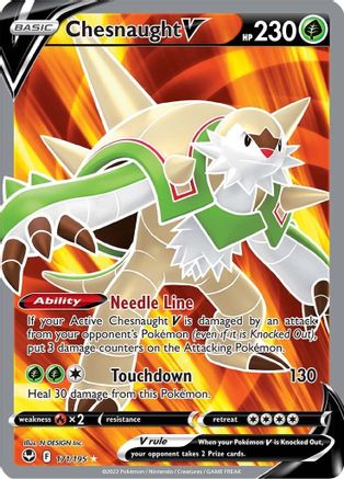 Chesnaught V (171/195) [Sword & Shield: Silver Tempest] - Trinity Hobby