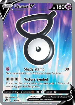Unown V (176/195) [Sword & Shield: Silver Tempest] - Trinity Hobby