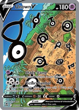Unown V (177/195) [Sword & Shield: Silver Tempest] - Trinity Hobby