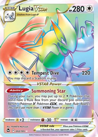 Lugia VSTAR (202/195) [Sword & Shield: Silver Tempest] - Trinity Hobby