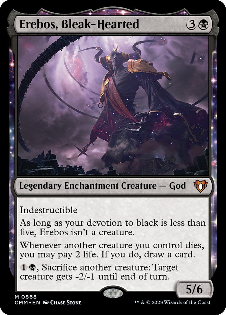 Erebos, Bleak-Hearted [Commander Masters] - Trinity Hobby