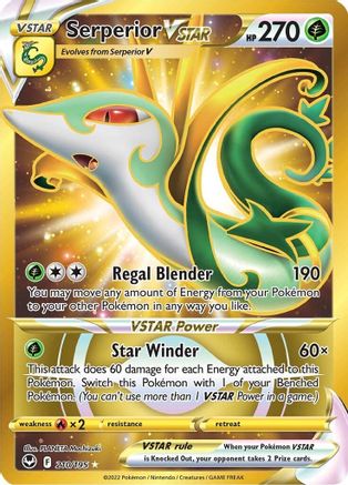 Serperior VSTAR (210/195) [Sword & Shield: Silver Tempest] - Trinity Hobby