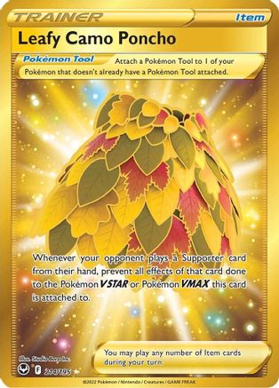 Leafy Camo Poncho (214/195) [Sword & Shield: Silver Tempest] - Trinity Hobby