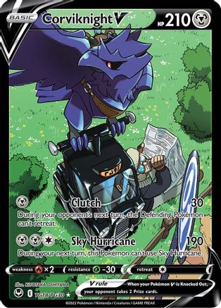 Corviknight V (TG18/TG30) [Sword & Shield: Silver Tempest] - Trinity Hobby