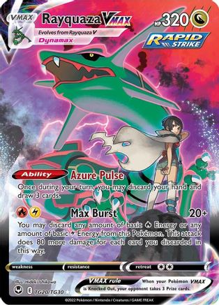 Rayquaza VMAX (TG20/TG30) [Sword & Shield: Silver Tempest] - Trinity Hobby