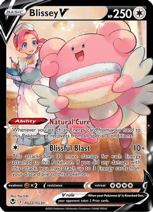 Blissey V (TG22/TG30) [Sword & Shield: Silver Tempest] - Trinity Hobby