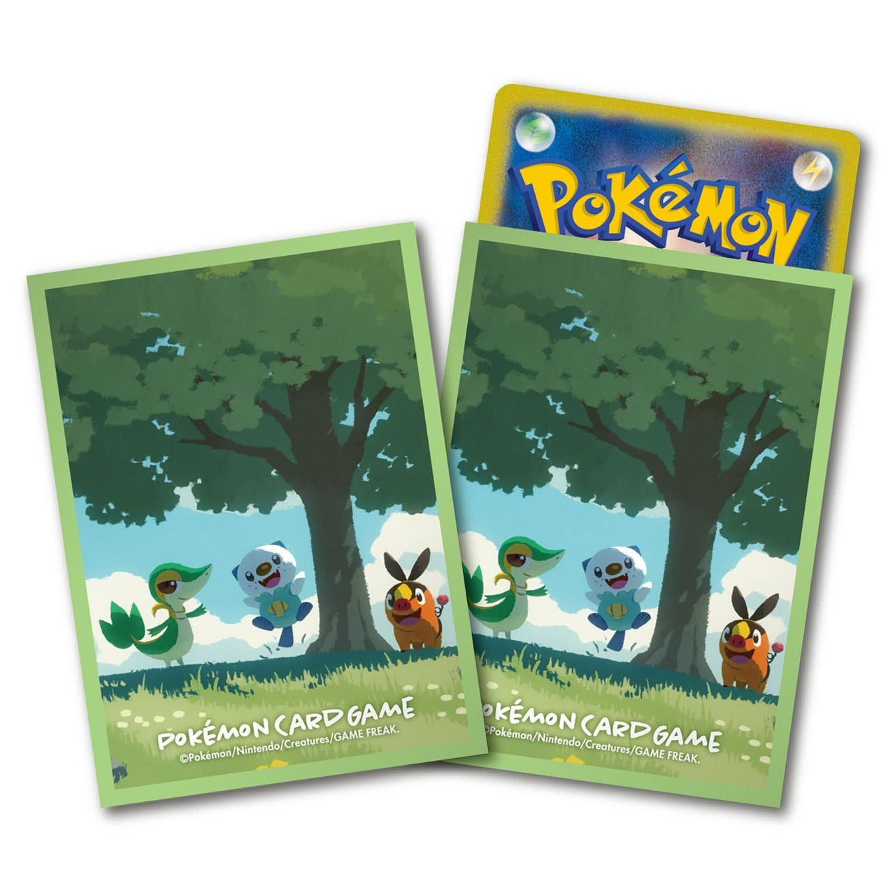 Card Sleeves - Snivy & Tepig & Oshawott (Pokemon Center Japan Exclusive) - Trinity Hobby