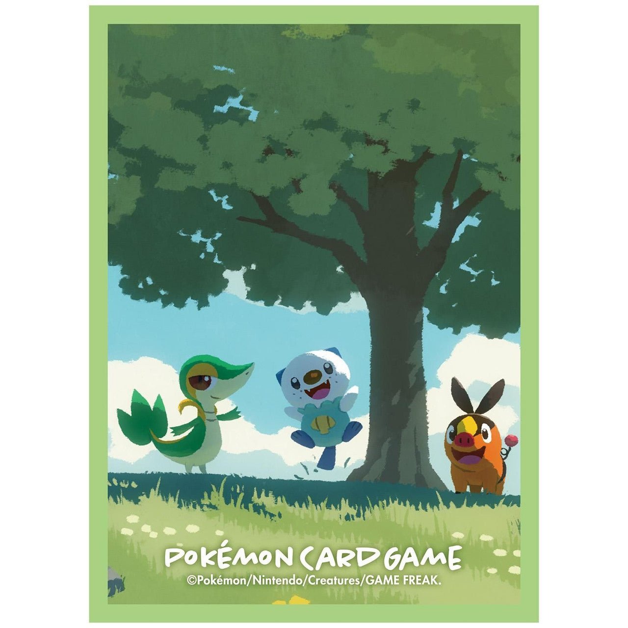 Card Sleeves - Snivy & Tepig & Oshawott (Pokemon Center Japan Exclusive) - Trinity Hobby