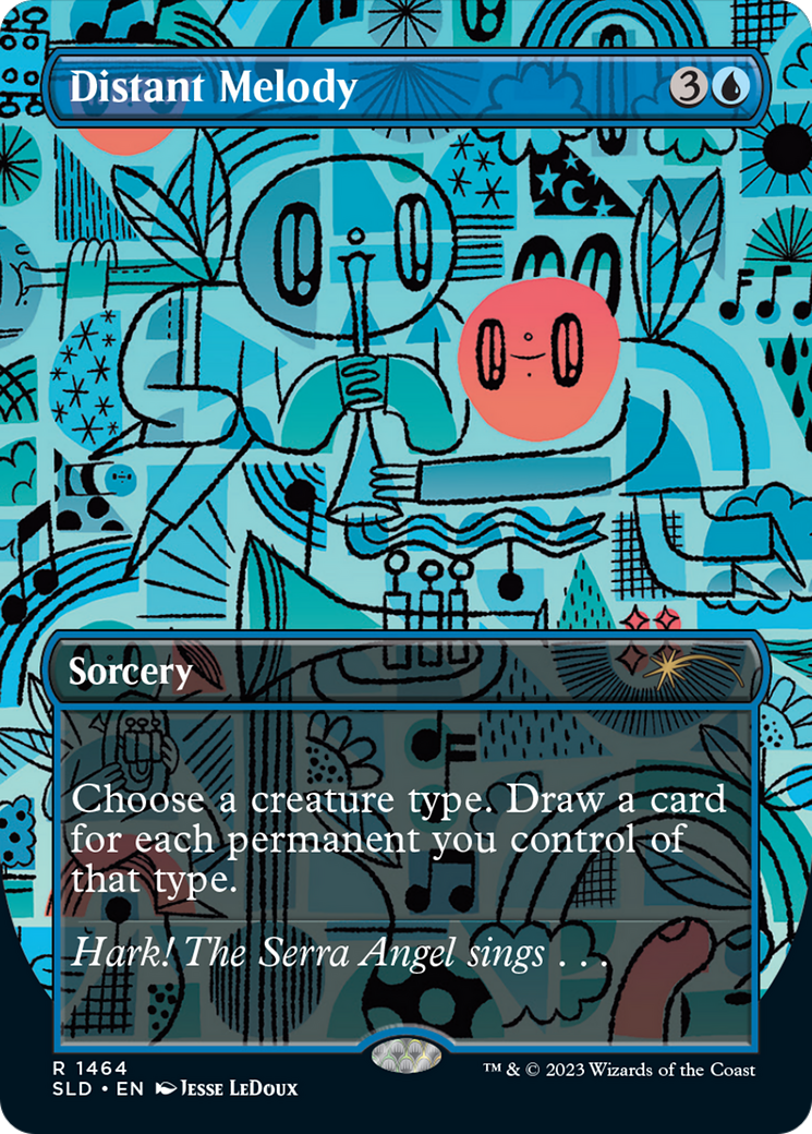 Distant Melody (Rainbow Foil) [Secret Lair Drop Series] - Trinity Hobby
