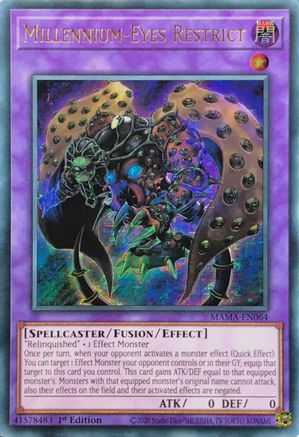Millennium-Eyes Restrict [MAMA-EN064] Ultra Pharaoh's Rare - Trinity Hobby