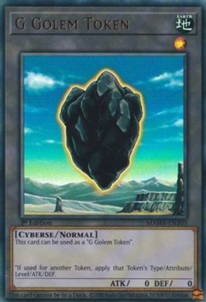 G Golem Token [MAMA-EN103] Ultra Rare - Trinity Hobby