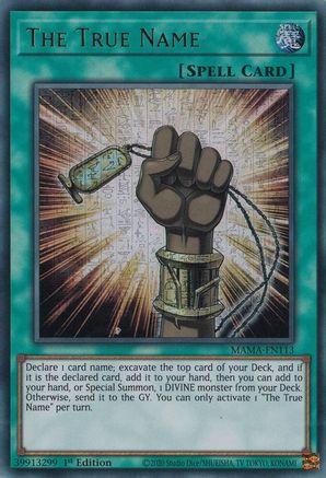 The True Name [MAMA-EN113] Ultra Pharaoh's Rare - Trinity Hobby
