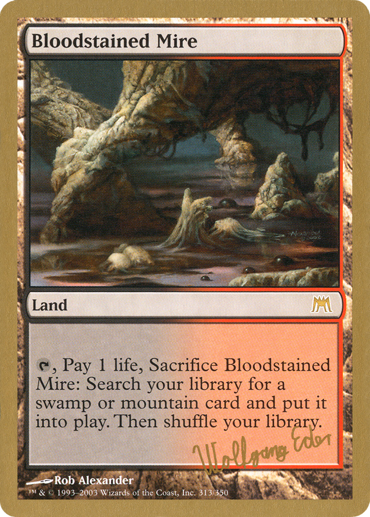 Bloodstained Mire (Wolfgang Eder) [World Championship Decks 2003] - Trinity Hobby