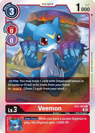 Veemon [EX3-004] [Draconic Roar] - Trinity Hobby
