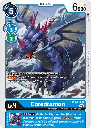 Coredramon [EX3-018] [Draconic Roar] - Trinity Hobby