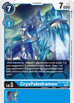 CrysPaledramon [EX3-021] [Draconic Roar] - Trinity Hobby
