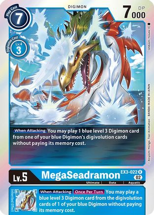 MegaSeadramon [EX3-022] [Draconic Roar] - Trinity Hobby