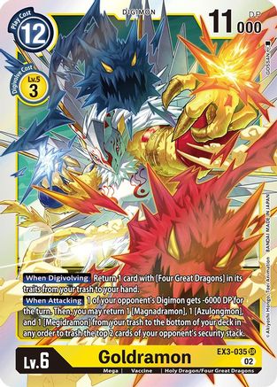Goldramon [EX3-035] [Draconic Roar] - Trinity Hobby