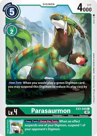 Parasaurmon [EX3-040] [Draconic Roar] - Trinity Hobby