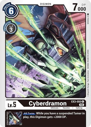 Cyberdramon [EX3-050] [Draconic Roar] - Trinity Hobby