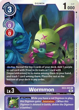 Wormmon [EX3-055] [Draconic Roar] - Trinity Hobby