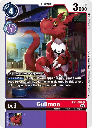 Guilmon [EX3-056] [Draconic Roar] - Trinity Hobby