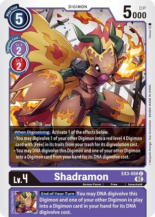 Shadramon [EX3-058] [Draconic Roar] - Trinity Hobby