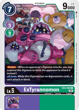 ExTyrannomon [EX3-060] [Draconic Roar] - Trinity Hobby
